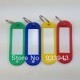 Key Rings / Plastic Key Rings, Assorted color, 6x2.1cm, 100pcsx1pack